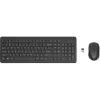 HP 330 combinazione mouse e tastiera wireless, Full-size (100%), wireless, RF Wireless, nero, mouse incluso