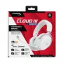 HyperX Cloud III S - cuffie gaming wireless (bianco), wireless, 20 - 20000 Hz, gaming, 340 g, cuffie, bianco