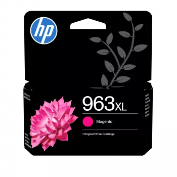 HP 963XL cartuccia d'inchiostro originale magenta, resa alta (XL), magenta, inchiostro pigmentato, 23,25 ml, 1 pz., confezione singola