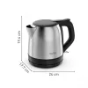 Tefal Subito Mini KO5S2DE0 bollitore 1 L 2400 W nero, acciaio inox