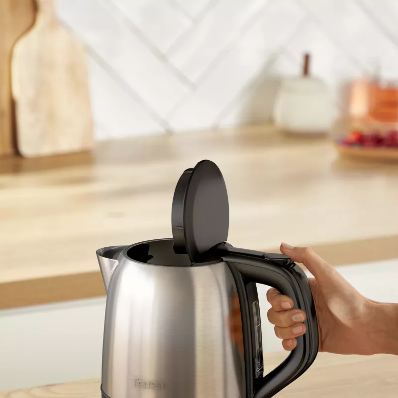 Tefal Subito Mini KO5S2DE0 bollitore 1 L 2400 W nero, acciaio inox