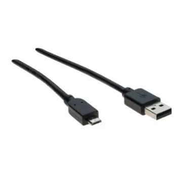 Hypertec 532456-HY Cavo USB 2.0, da USB A a Micro-USB B, 2 m, nero