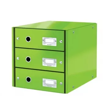 Leitz Click & Store WOW cassettiera (3 cassetti), cartone, 286 mm, 282 mm, 358 mm, 2,21 kg