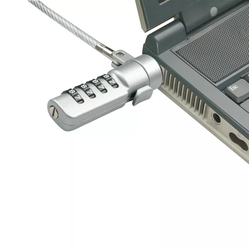Lindy 20980 lucchetto per cavo acciaio inox 1,8 m