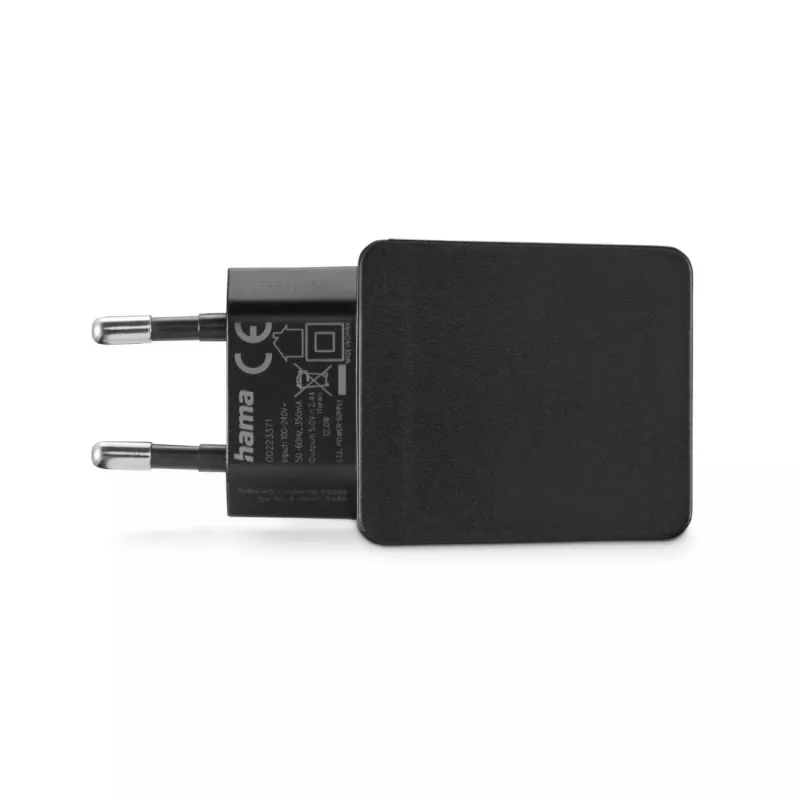 Hama 00086401 caricabatterie per cellulare MP3, navigatore, console portatile, powerbank, smartphone, tablet nero AC uso interno