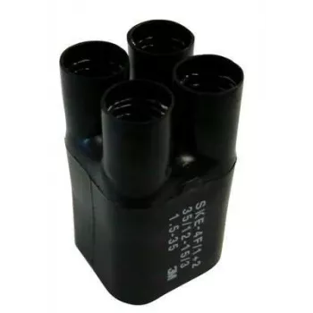 3M SKE 4F/1+2, guaina termorestringente, nero, 10 cm, 3,5 cm, 1 pz., 120 °C