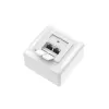 Hama 00300029 presa di rete 2 x RJ-45 bianco