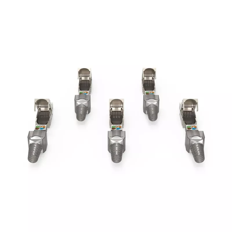 Hama 00200793 connettore per fili RJ45 grigio