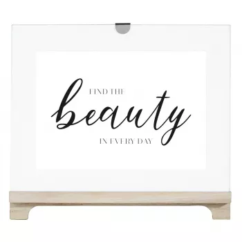 Hama Beauty portafoto singolo trasparente, bianco