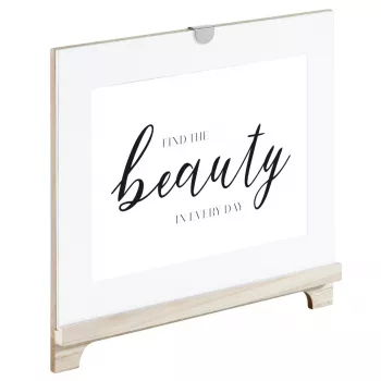 Hama Beauty portafoto singolo trasparente, bianco