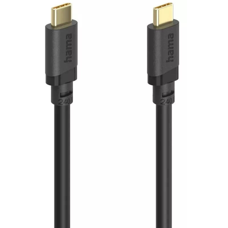 Hama 00202009 cavo USB USB 3.2 Gen 1 (3.1 Gen 1) 1,5 m USB C 5 Gbit/s 240 W nero