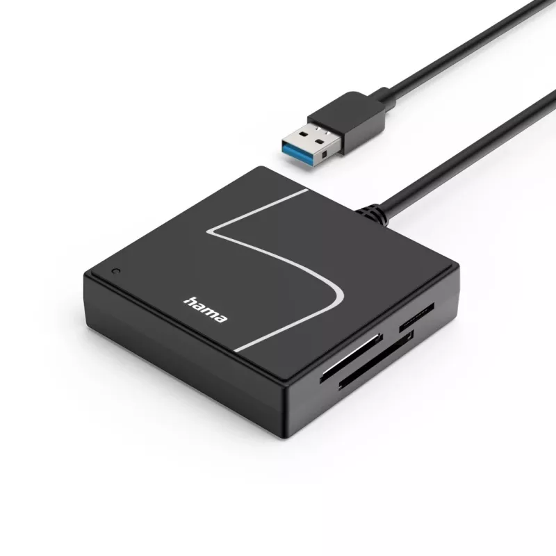 Hama 00200148 lettore di schede USB 3.2 Gen 1 (3.1 Gen 1) Type-A/Type-C nero