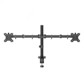 Hama supporto monitor, 2 monitor, regolabile in altezza, orientabile/inclinabile, 13