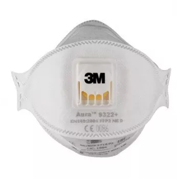3M 9322PRO10 maschera antipolvere 10 pz. a cestello FFP2