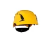3M X5502V-CE-4 casco di protezione in plastica ABS giallo
