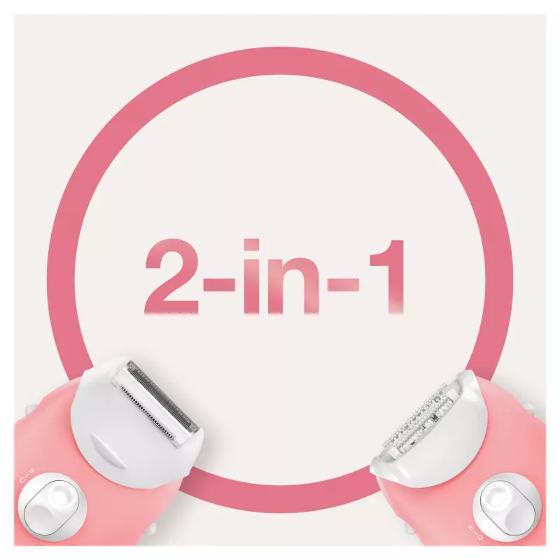 Braun Silk-epil 3-277 epilatore, bianco/rosa