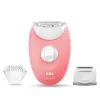 Braun Silk-epil 3-277 epilatore, bianco/rosa