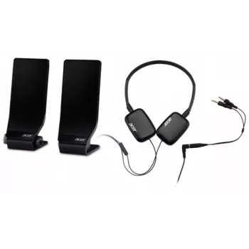 Acer NP.HDS11.00G cuffie/headset con filo head-band chiamate/musica nero