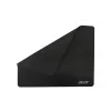 Acer Essential tappetino per mouse, nero, tinta unita, tessuto, jersey, gomma, base antiscivolo