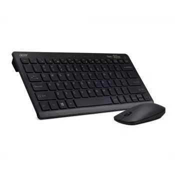Acer Chrome set combinato, tastiera, mouse inclusi, universale, RF Wireless, QWERTY, nero