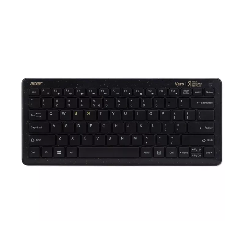 Acer Chrome set combinato, tastiera, mouse inclusi, universale, RF Wireless, QWERTY, nero