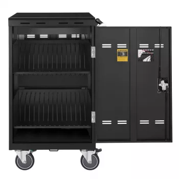 Acer E32c+ - carrello di ricarica 32 scomparti (spina UK), carrello mobile per gestione dispositivi, nero, pavimento, 2,6 cm, 39,5 cm, 30,1 cm