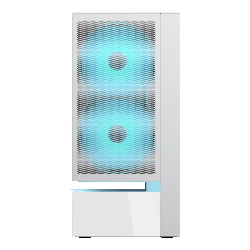COUGAR Case Midi Tower, CFV235 Vision, ARGB, display LCD, Mesh, bianco