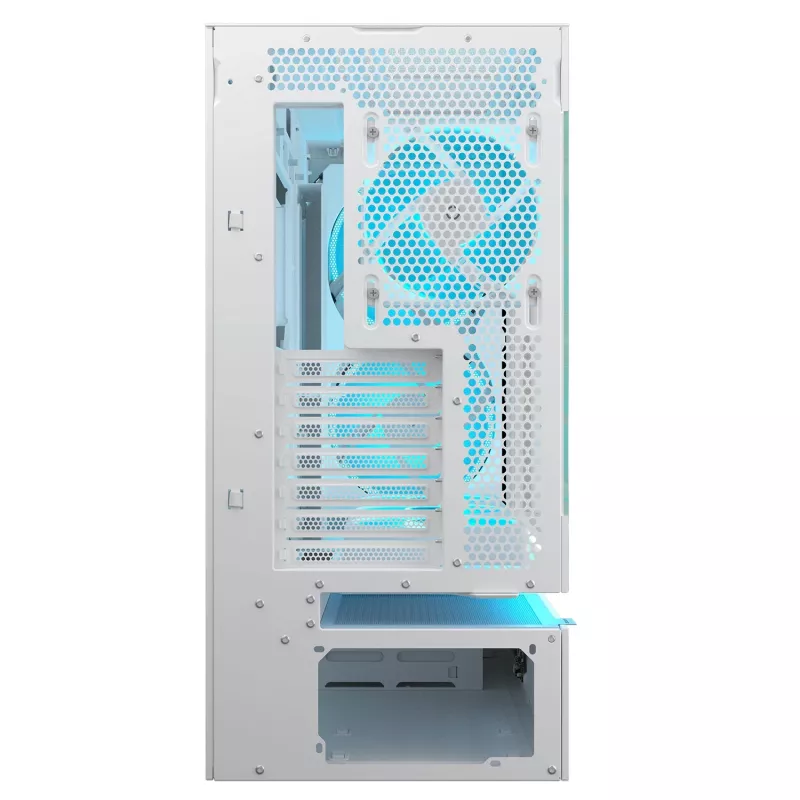 COUGAR Case Midi Tower, CFV235 Vision, ARGB, display LCD, Mesh, bianco