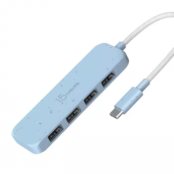 j5create Hub USB-C a 4 porte Type-A Gen 2 ecologico
