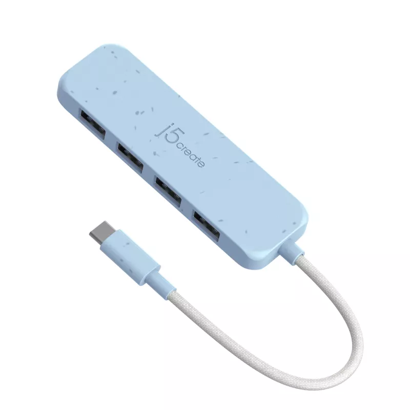 j5create Hub USB-C a 4 porte Type-A Gen 2 ecologico