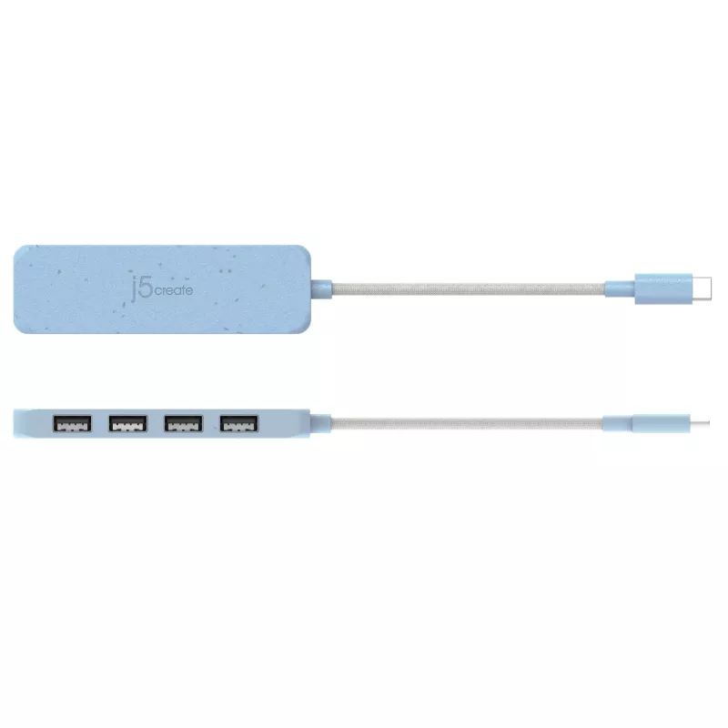 j5create Hub USB-C a 4 porte Type-A Gen 2 ecologico