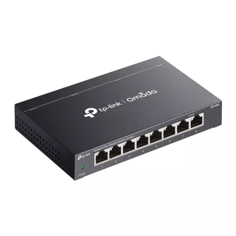 TP-Link Omada DS108G switch di rete unmanaged Gigabit Ethernet (10/100/1000) nero