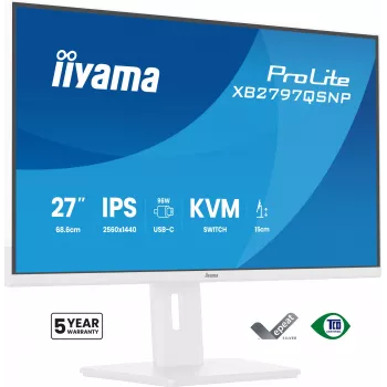 iiyama ProLite XB2797QSNP-W1 monitor per computer IPS-LCD 27 pollici 68,6 cm (27