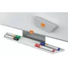 Nobo pennarelli per lavagna in vetro (4 pz), vetro, nero, blu, verde, rosso, 4 pz