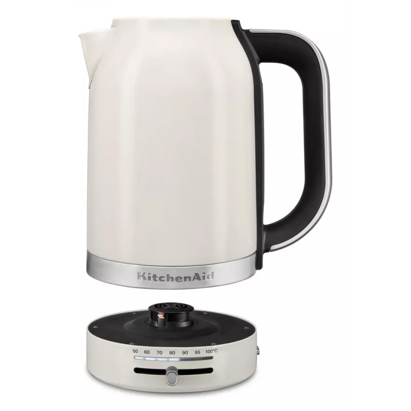 KitchenAid 5KEK1701EPL bollitore elettrico 1,7 l 2400 W nero, acciaio inox, bianco
