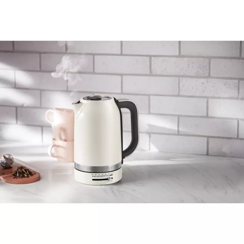 KitchenAid 5KEK1701EPL bollitore elettrico 1,7 l 2400 W nero, acciaio inox, bianco