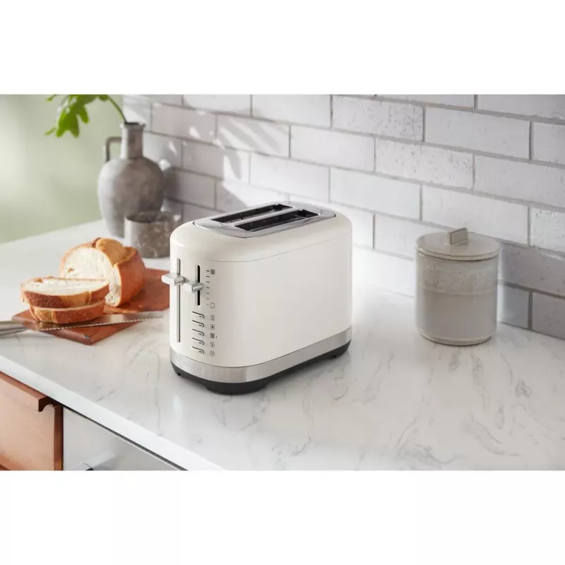 KitchenAid 859711684260 tostapane 7 2 fette 980 W nero, acciaio inox, bianco