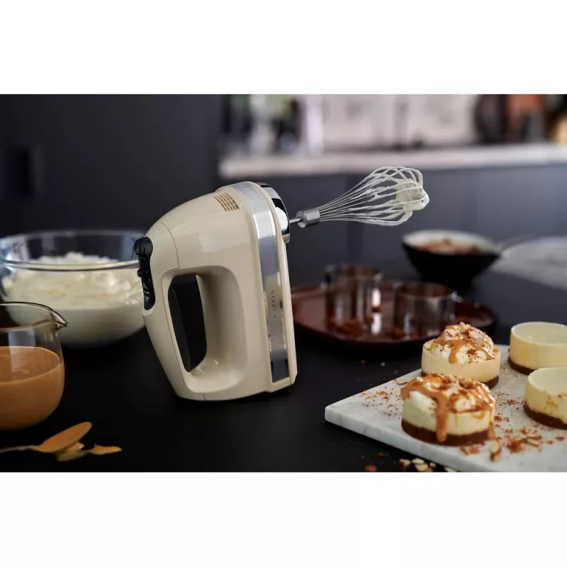 KitchenAid 5KHM9212EAC frullatore a mano 85 W crema, argento