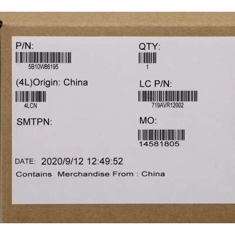 Lenovo 5B10W86195 batteria ricaricabile ricambio laptop