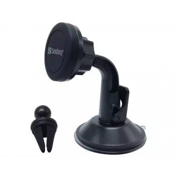 Sandberg In Car Mobile Magnet Stand Kit, telefono, supporto passivo, auto, nero