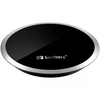 Sandberg Wireless Charger for Desk 10W, Indoor, USB, ricarica wireless, 0,8 m, nero