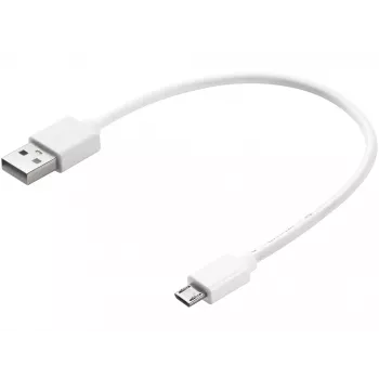Sandberg cavo MicroUSB sync/ricarica 0,2 m, 0,2 m, USB A, Micro-USB B, USB 2.0, bianco