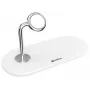Sandberg 3in1 Wireless Charger, Indoor, USB, ricarica wireless, 0,8 m, argento, bianco