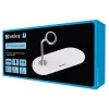 Sandberg 3in1 Wireless Charger, Indoor, USB, ricarica wireless, 0,8 m, argento, bianco