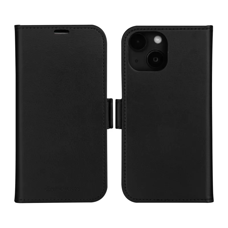 dbramante1928 Stockholm – iPhone 17e/16e/15/14/13 – nero, folio, Apple, iPhone 17e/16e/15/14/13, nero