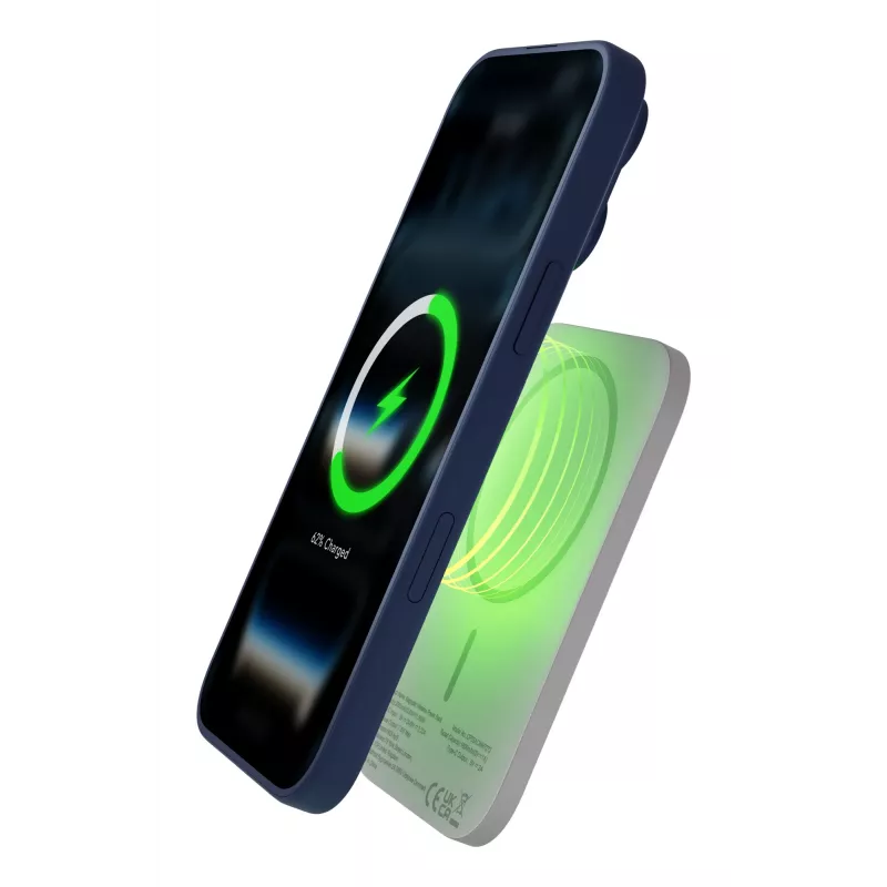 dbramante1928 re-charge - powerbank 3K WL ultra sottile Qi1.3 - WHT