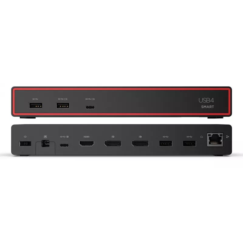 Lenovo ThinkPad USB4 Smart Dock 5500 con alimentatore 135W con filo nero