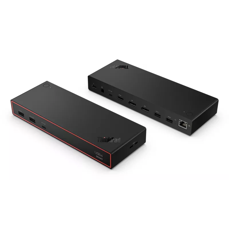 Lenovo ThinkPad USB4 Smart Dock 5500 con adattatore 135W con filo nero