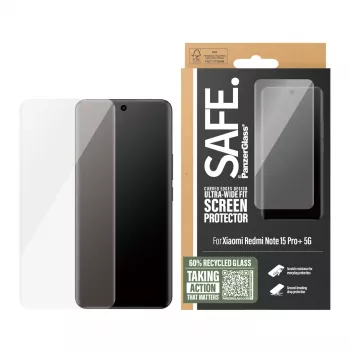 PanzerGlass SAFE. by ® protezione display Xiaomi Redmi Note 15 Pro+ 5G | Ultra-Wide Fit