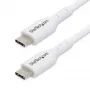 StarTech.com cavo di ricarica USB-C bianco da 1 m (3,3 ft) confezione da 2, cavo USB-C, cavo di ricarica per laptop USB 2.0 Type-C, 60 W 3 A Power Delivery, guaina TPE, cavo trasferimento dati USB-C, M/M